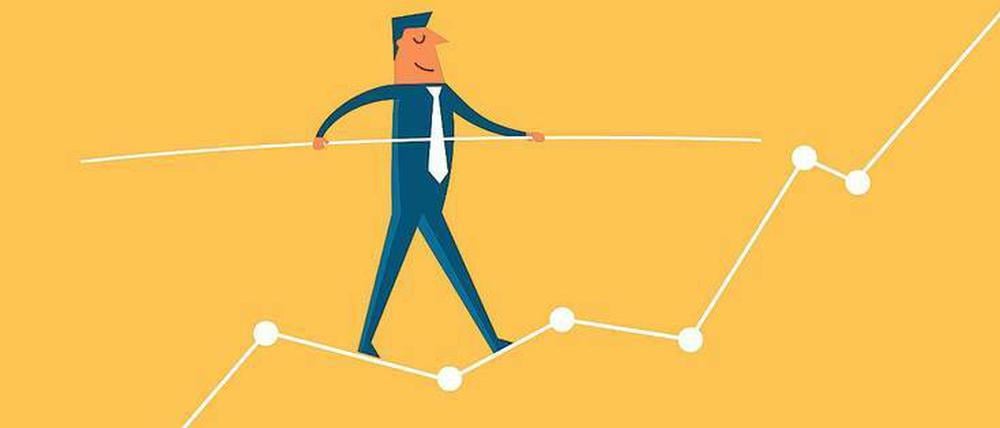 Vorsichtig vorwärts. Volkswirte mahnen, Risiken wie Brexit und Inflation ernst zu nehmen.