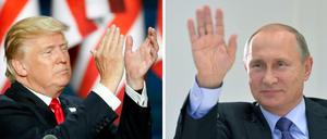 Ende eines Flirts: Donald Trump und Wladimir Putin. 