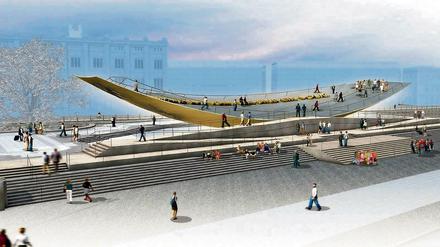 So soll das Denkmal aussehen, wenn es fertig ist. 