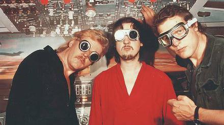 Kosmisch. Edgar Froese, Christoph Franke, und Johannes Schmölling.