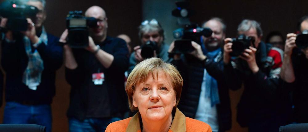 Kanzlerin Angela Merkel vor dem NSA-Untersuchungsausschuss.