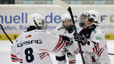 Spaß mit Leistungsgedanken. Die Eisbären Juniors im Januar beim Bambini-Cup der DEL in Augsburg. 