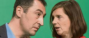 Das Spitzenkandidatenduo der Grünen: Katrin Göring-Eckardt und Cem Özdemir.