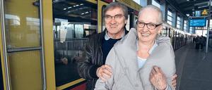 Axel Kreitz und seine Frau Hannelore durften im Führerhaus mitfahren. Für ihn ein Lebenstraum