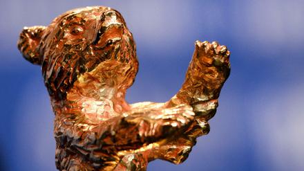 Der Goldene Bär, der für den Film «Körper und Seele» ("On Body and Soul"/«Teströl és lélekröl») verliehen wurde. 