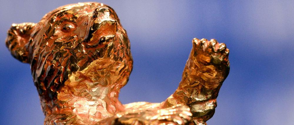 Der Goldene Bär, der für den Film «Körper und Seele» ("On Body and Soul"/«Teströl és lélekröl») verliehen wurde. 