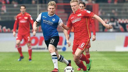 Aufstieg. Vor wenigen Jahren spielte Kristian Pedersen in Dänemark noch vor 500 Zuschauern, mit dem 1. FC Union will er in die Bundesliga. 