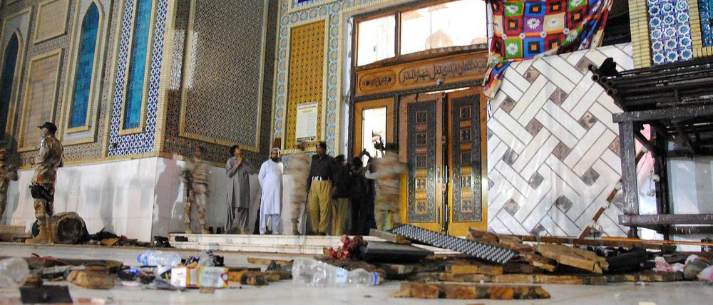 Der Schauplatz des Anschlags in Pakistan