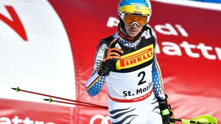 Felix Neureuther konnte mit seinem zweiten Lauf sehr zufrieden sein und ergatterte noch Bronze.