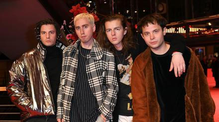 Bilderbuch am 11. Februar 2017 auf der Berlinale zur Premiere des Films "Wilde Maus".