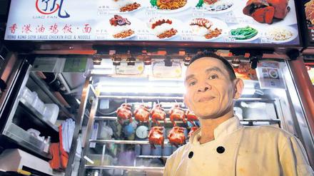 Das Hühnchen mit Sojasoße von Chan Hong Meng wurde mit einem Michelin-Stern prämiert.