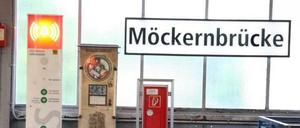 Die U-Bahnstation Möckernbrücke. Hier in der Nähe ereignete sich das Unglück.