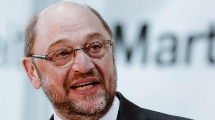 Kanzlerkandidat Martin Schulz (SPD) in Lübeck auf einer Versammlung der Veranstaltungsreihe "Zeit für mehr Gerechtigkeit- Zeit für Martin Schulz" der SPD.