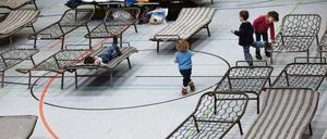Die Hallen leeren sich. In Pankow hat jetzt die Sanierung begonnen.