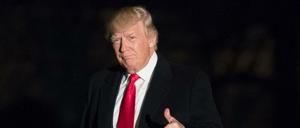 US-Präsident Donald Trump in Washington, D.C., USA.