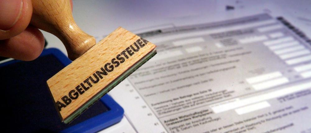 Die Abgeltungsteuer - naht ihr Ende?