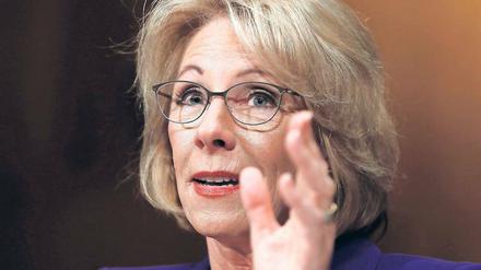 US-Bildungsministerin Betsy DeVos.