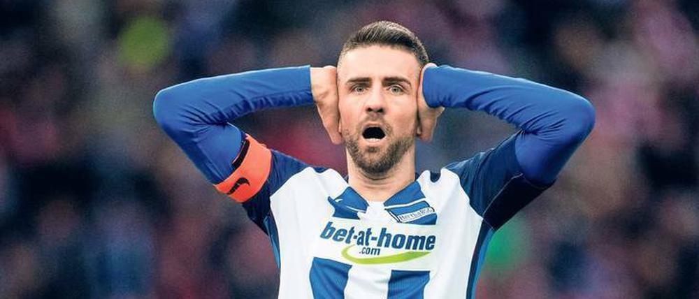 Ibisevic – und sonst? Herthas Kapitän hat in dieser Saison mit Abstand die meisten Tore für die Berliner geschossen.