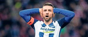 Ibisevic – und sonst? Herthas Kapitän hat in dieser Saison mit Abstand die meisten Tore für die Berliner geschossen. 