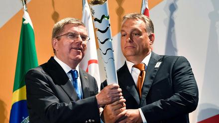 Thomas Bach (links) und Viktor Orban müssen das Nein der Budapester Bürger zur Kenntnis nehmen.