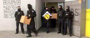Eine Durchsuchung gab es am Dienstagmorgen auch in der Quickborner Straße im Märkischen Viertel.