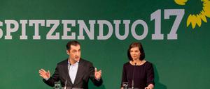 Die Spitzenkandidaten der Grünen für die Bundestagswahl, Cem Özdemir und Katrin Göring-Eckardt