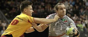 Berlins Kent Robin Tönnesen (rechts) zeigte eine starke Leistung.