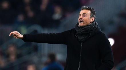Barcas Coach Luis Enrique.