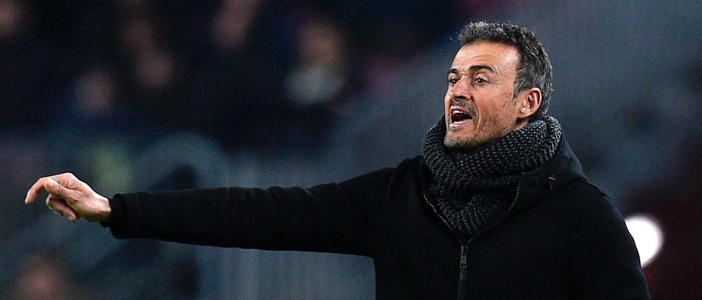 Barcas Coach Luis Enrique.
