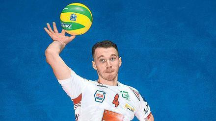 Hohe Ziele. Denis Kaliberda will mit Civitanova Titel gewinnen.