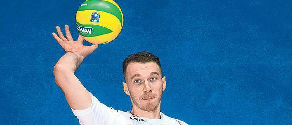 Hohe Ziele. Denis Kaliberda will mit Civitanova Titel gewinnen.