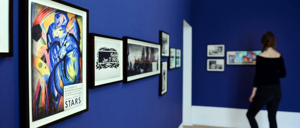 Die Ausstellung "Missing. Der Turm der blauen Pferde by Franz Marc" im Haus am Waldsee beschäftigt sich mit dem Geheimnis um den Verbleib von Marcs berühmten Gemälde.