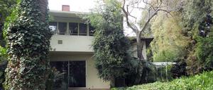 Blick vom Garten auf die Villa des Schriftstellers Thomas Mann in Pacific Palisades.