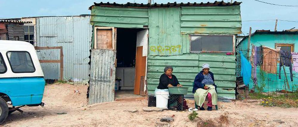 In vielen Townships herrscht auch heute noch große Armut.