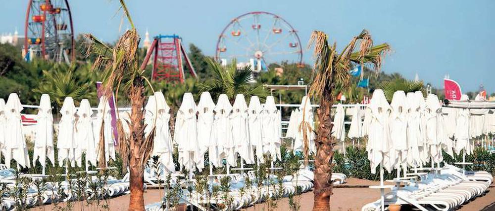 Beleibt: Badeorte in der Türkei sind, wie hier in Antalya