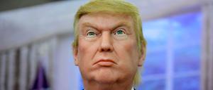 Außen Präsident, innen Entertainer. Donald Trump bewegt mehr als seine Wachsfigur vermuten lässt.