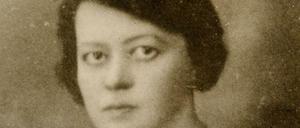 Die Poetin Debora Vogel, geboren 1900 Bursztyn im ehemaligen Österreich-Ungarn. 1942 wurde sie im Ghetto Lemberg erschossen.