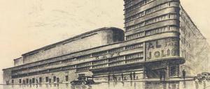 Urbane Eleganz. Entwurf eines Kinos von R. Rettig, 1930.