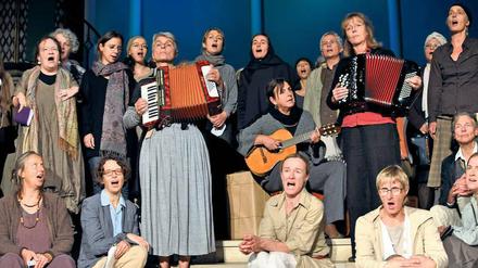 Vielstimmig. Die Chorsängerinnen von „Canto e Terra“ treten am 8. März in der St.-Johannis-Kirche in Moabit auf. 