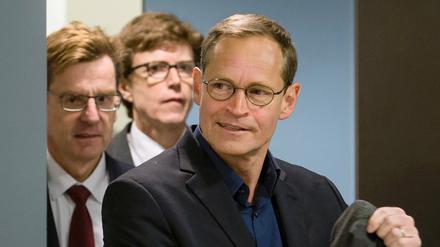 Karsten Mühlenfeld und Michael Müller sind ihre Jobs am BER los, Engelbert Lütke Daldrup übernimmt.