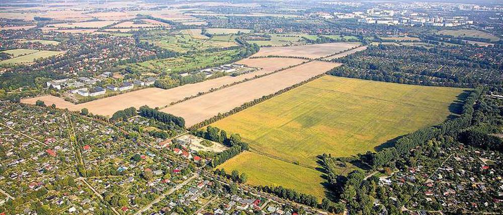 "Blankenburger Süden". Das geplante Stadtquartier hat Platz für maximal 6000 neue Wohnungen. 