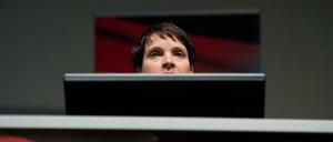 Die AfD-Bundesvorsitzende Frauke Petry bei einer Wahlkampfrede in Lübeck.