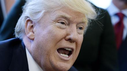 Wutausbruch: Donald Trump im Oval Office