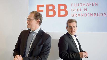Gehen künftig getrennte Wege: Karsten Mühlenfeld gibt das Steuer am BER ab.