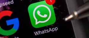 Weit verbreiteter Messenger: WhatsApp.