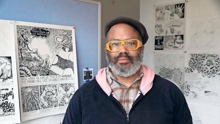 Mit der Neugier eines Kindes. Der amerikanische Comiczeichner Trenton Doyle Hancock, 42. 