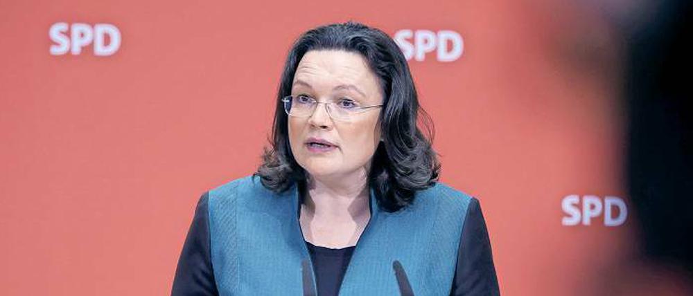 Geht es nach Arbeitsministerin Andrea Nahles, soll der Anspruch auf Arbeitslosengeld künftig ausgeweitet werden.