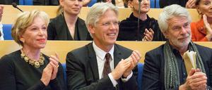 Applaus, Applaus. Ingvild und Stephan Goetz sowie Chris Dercon in der Konrad-Adenauer-Stiftung klatschen dem Mahler Chamber Orchestra.