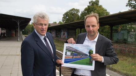 Der amtierende Bundestagsabgeordnete Karl-Georg Wellmann sowie Ex-Justizsenator Heilmann treten am Sonntag gegeneinander an.