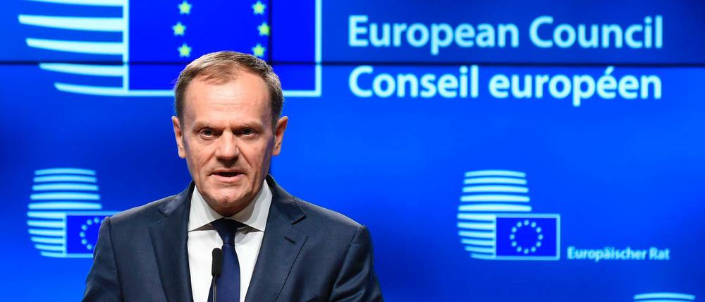 Donald Tusk, Präsident des Europäischen Rats.